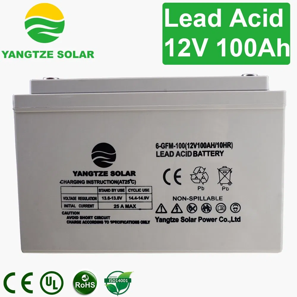 Deep Cycle 12V 100ah Maintenance Free Solar Battery Price