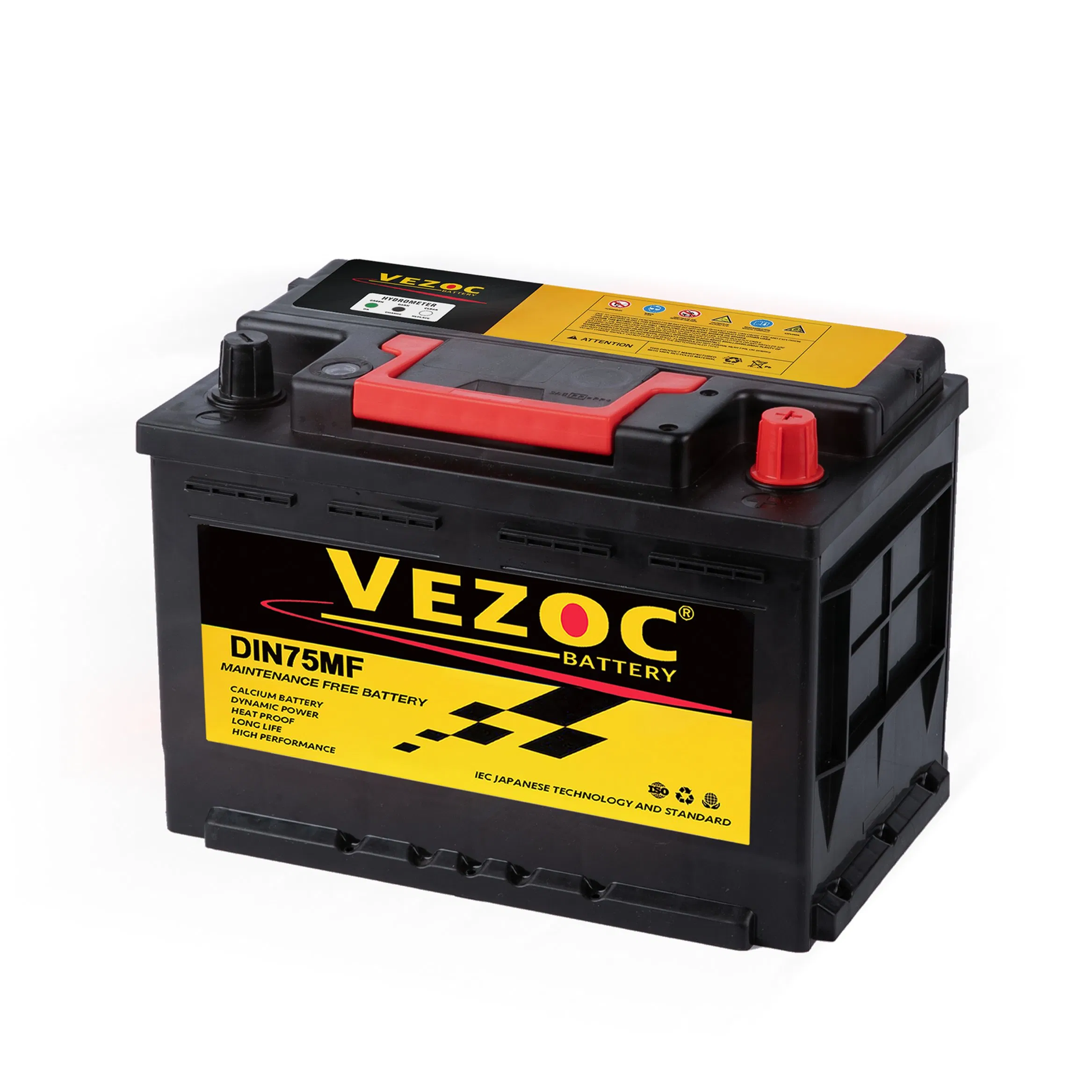 DIN75 12vbattery Maintenance Free Car Battery 57512 75ah Storage Battery