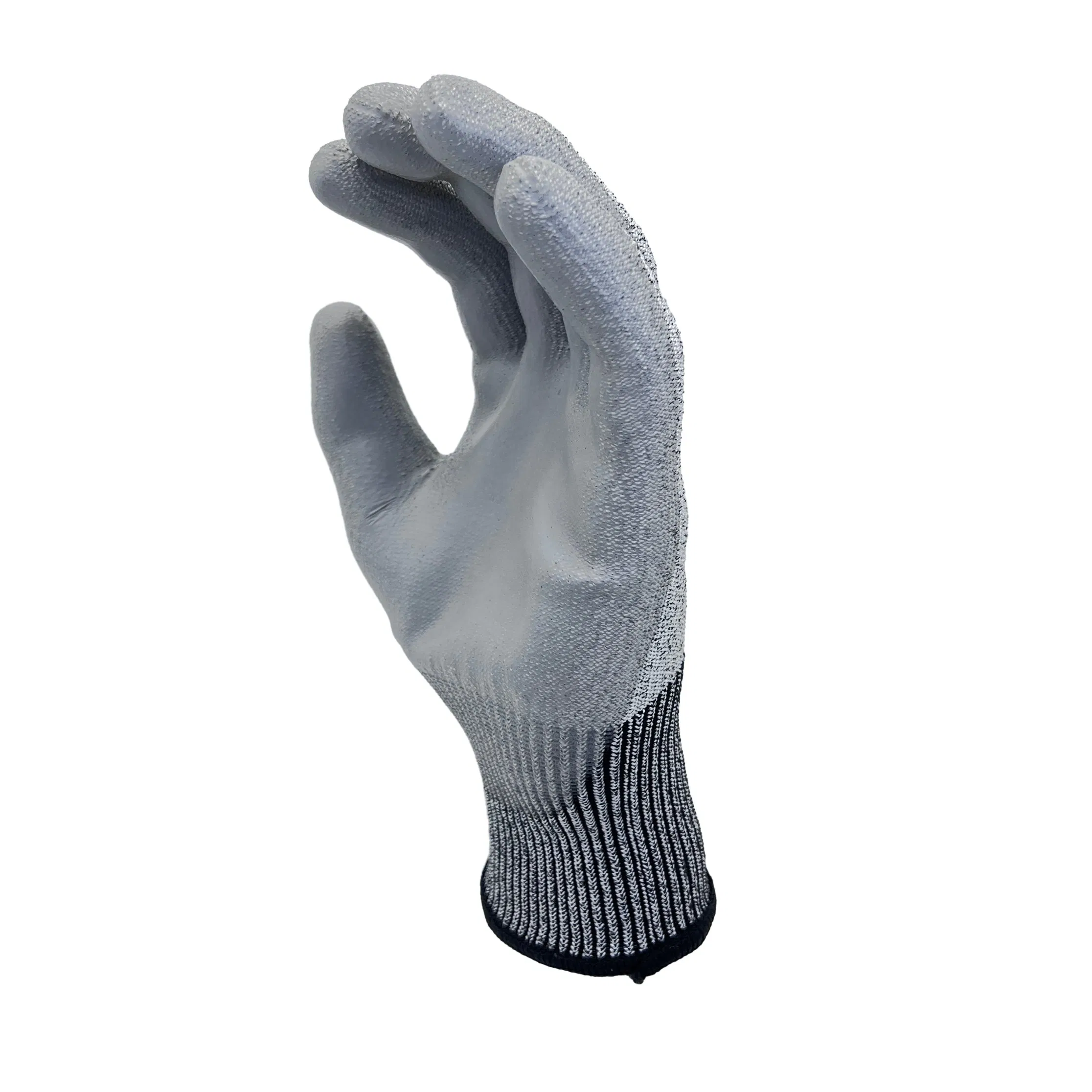 Anti Cut Proof Gloves Hot Sale Grey Black Hppe Anti-Cut Level 3 Safety Work Gloves Cut Resistant Gloves for Construction House Bulid