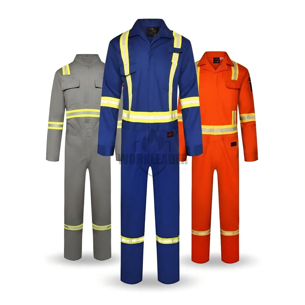 Wholesale Flame Resistant Safety Clothing Workwear Welding Anti-Static Arc Flash Fire Retardant Coverall