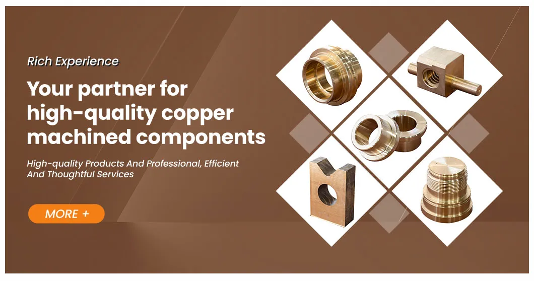 CNC Machined Copper Metal Part