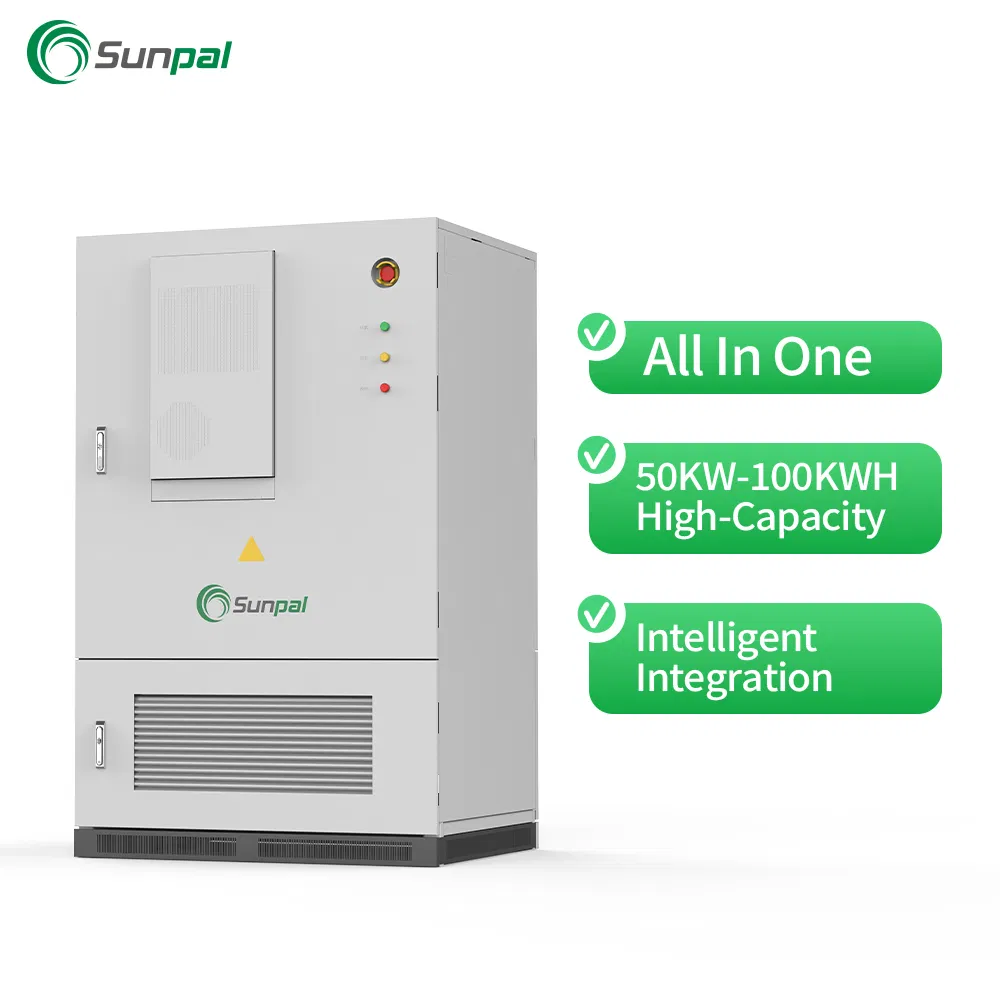 Sunpal Solar Energy Bess System 60kW 75kW 80kW 100kW Solar Outdoor Lifepo4 Battery Storage Cabinet