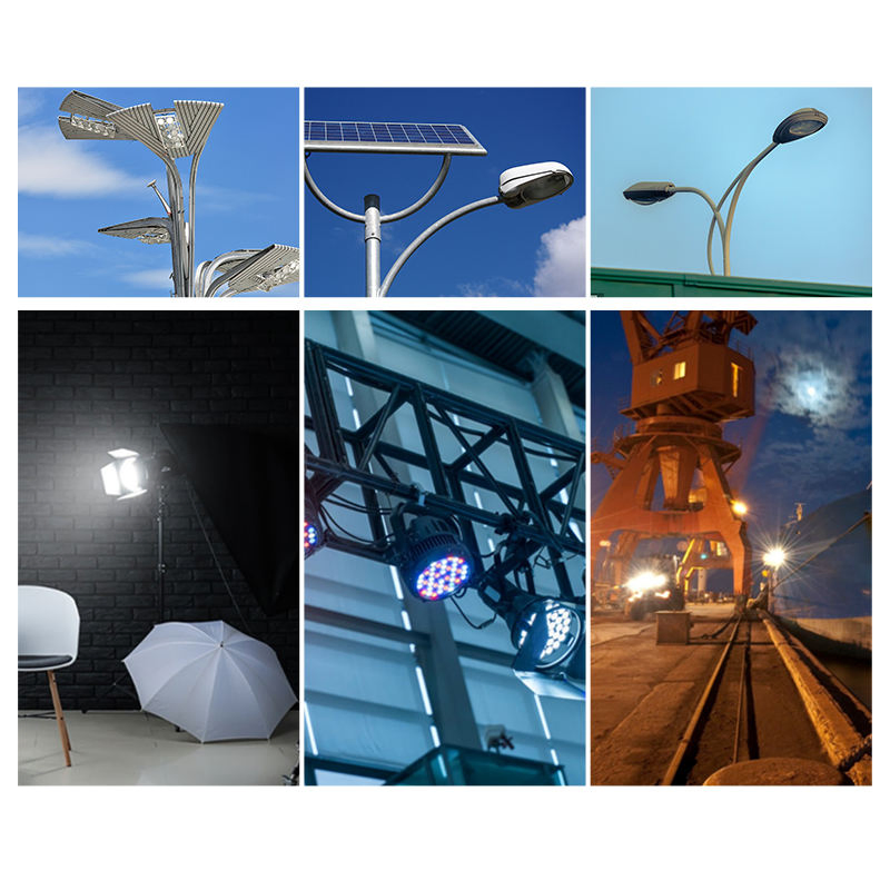 Premium Zinc Alloy LED Street Lamp Components for Outdoor Lighting