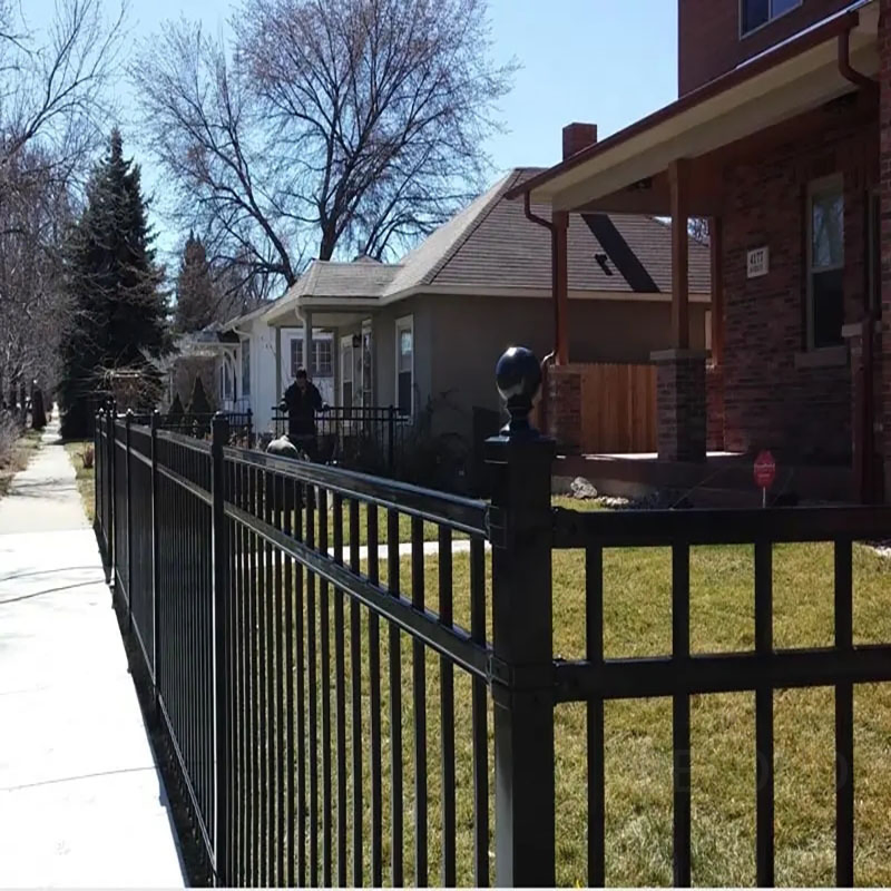 Transform Your Garden with a High-Quality Wrought Iron Galvanized Steel Fence for Ornament/Decoration/Safety