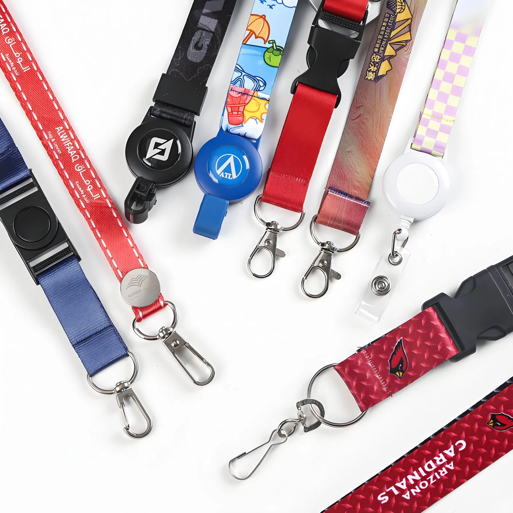 Factory Direct Supply Certificate Safety Release Buckle Climbing Mobile Neck Exhibition Lanyard