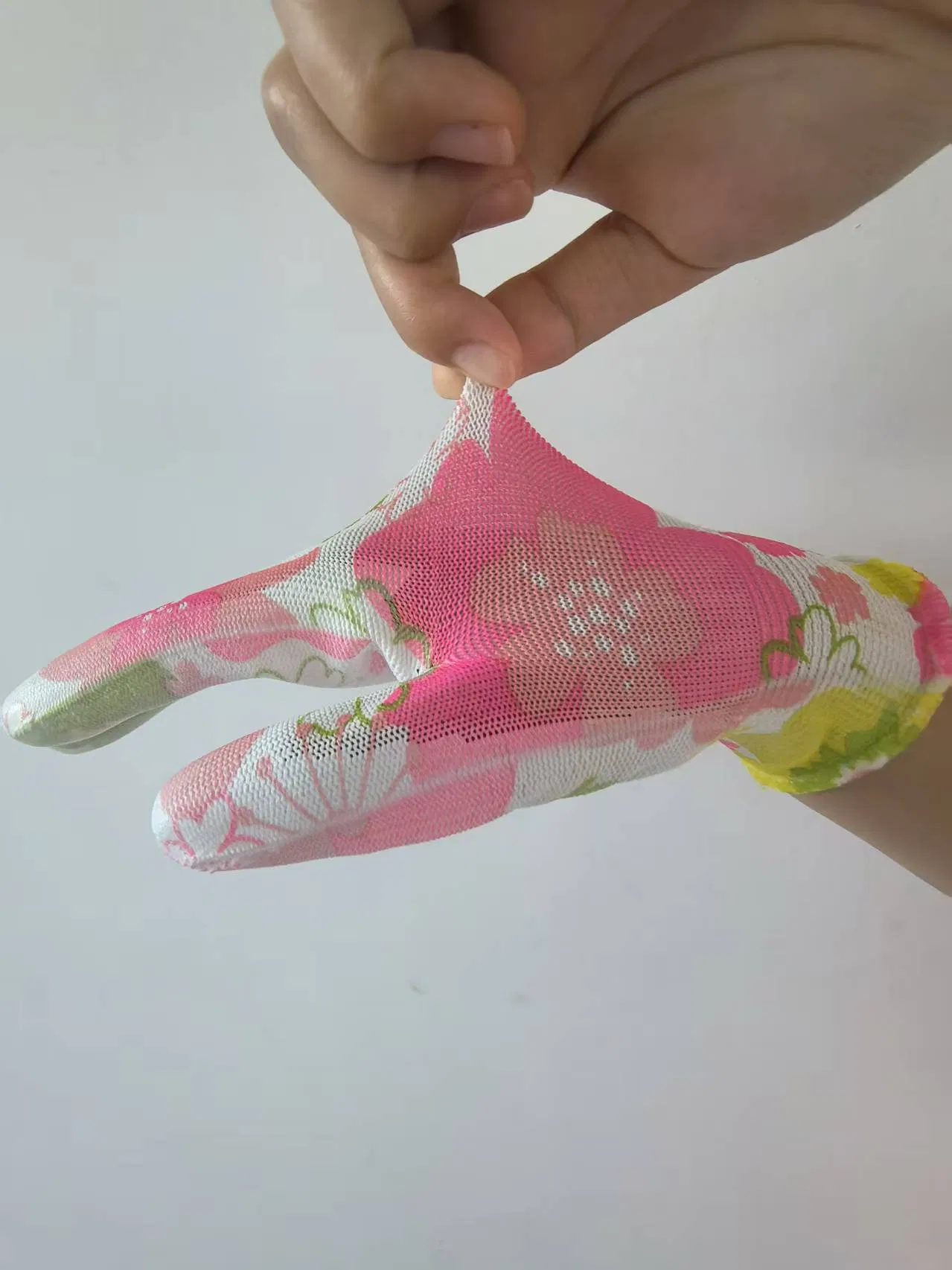 Colourful PU Women Safety Working Gloves