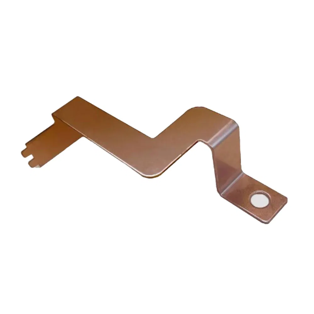 High Quality Copper Stamping Parts for Electrical Grounding Systems