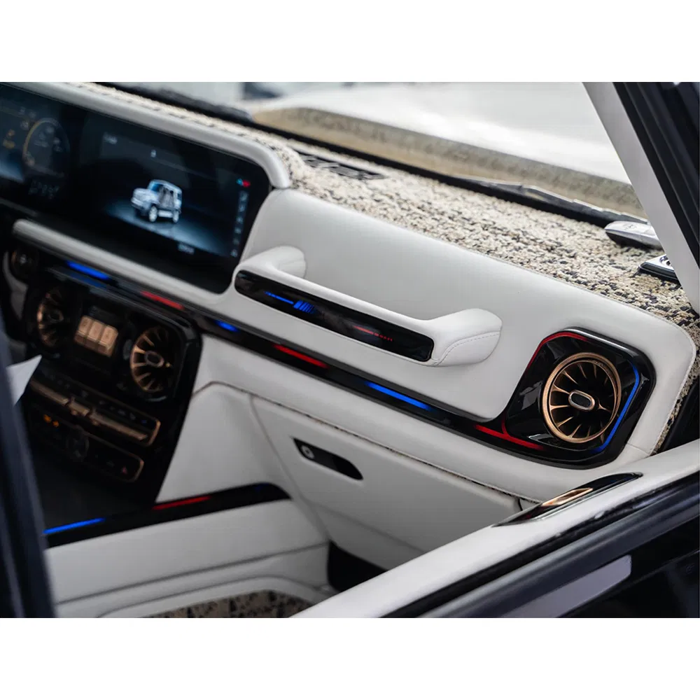 W464 Interior Trim Kit Air Outlet Cover with Flowing Light Ambient Lights Car Auto Parts for G-Class W464