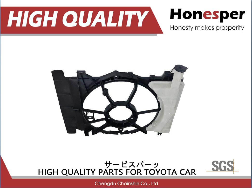 Wholesale Car Spare Parts Auto Part Car Accessories Cooling System Fan Shroud for Toyota Yaris Vitz Vios Ractis 16711-21110