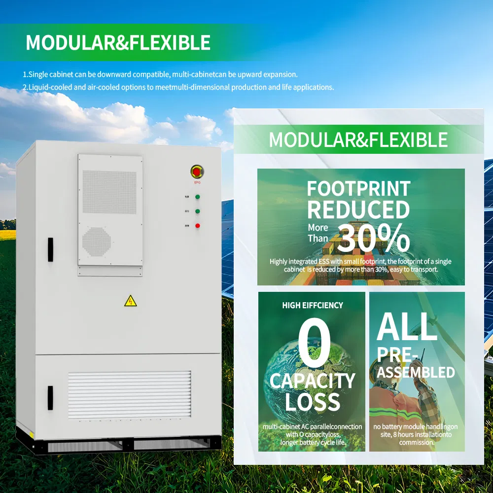 Sunpal Solar Energy Bess System 60kW 75kW 80kW 100kW Solar Outdoor Lifepo4 Battery Storage Cabinet