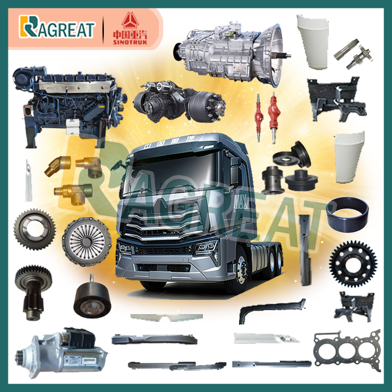 Weichai Engine Transmission Gearbox Axle Chassis Cab Cabin Truck Parts for Semi-Trailer HOWO Sitrak Sinotruk Shacman FAW Foton Nx Tx Max T5g C7h X3000 F3000 Jh6