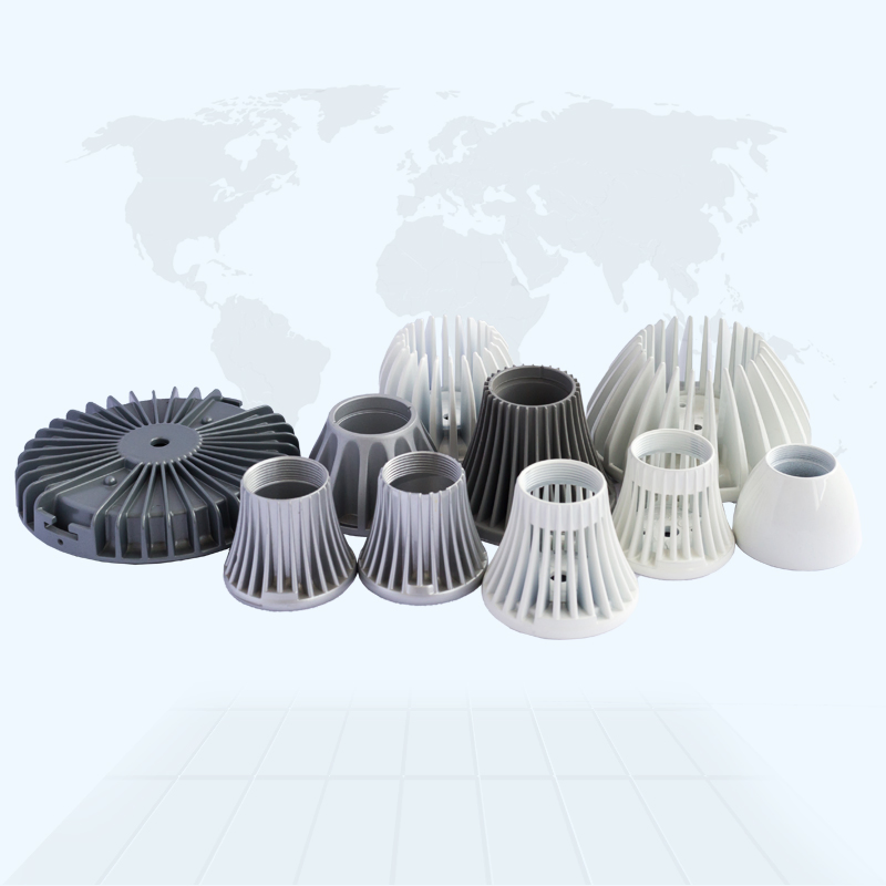 Custom High-Performance Aluminium Alloy Lamp Die Casting Components for Efficient Lighting