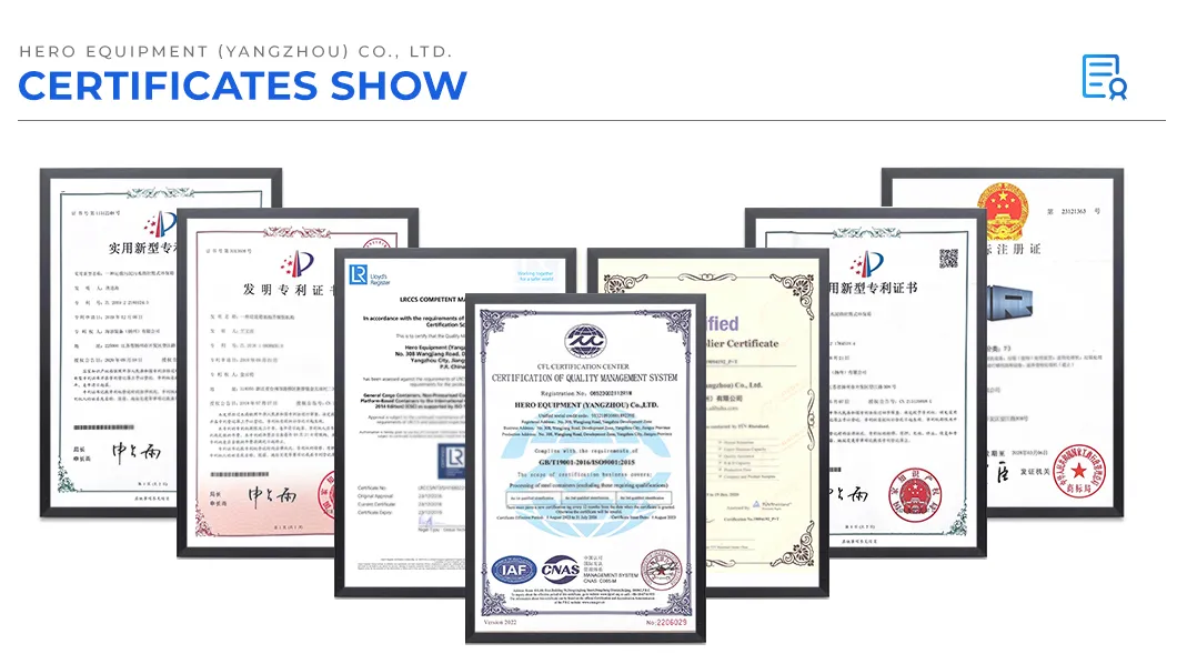 Certifications