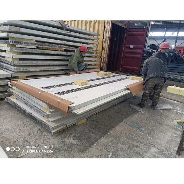 XPS/PU Insulation Frozen Meat Seafood Chicken Vegetable Refrigerated Freezer Refrigerator Truck Body Corrosion Resistance FRP Sandwich Panel