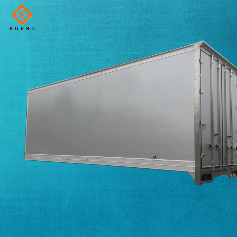 Bueno Brand XPS Insulated Panel/ Corrugated Aluminium Floor Box/ Refrigerator Truck Body