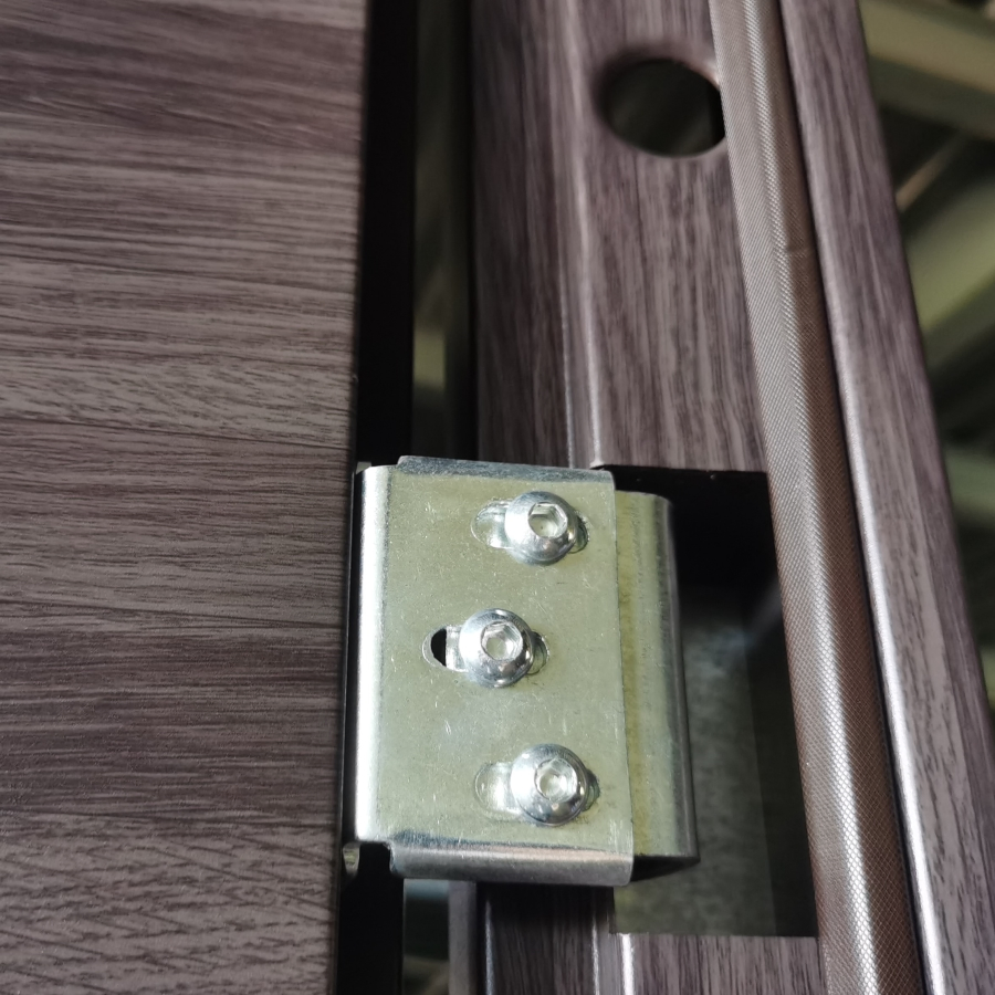 Apartment Villa Grey Front Iron Single Residential Metal Safety Security Steel Door