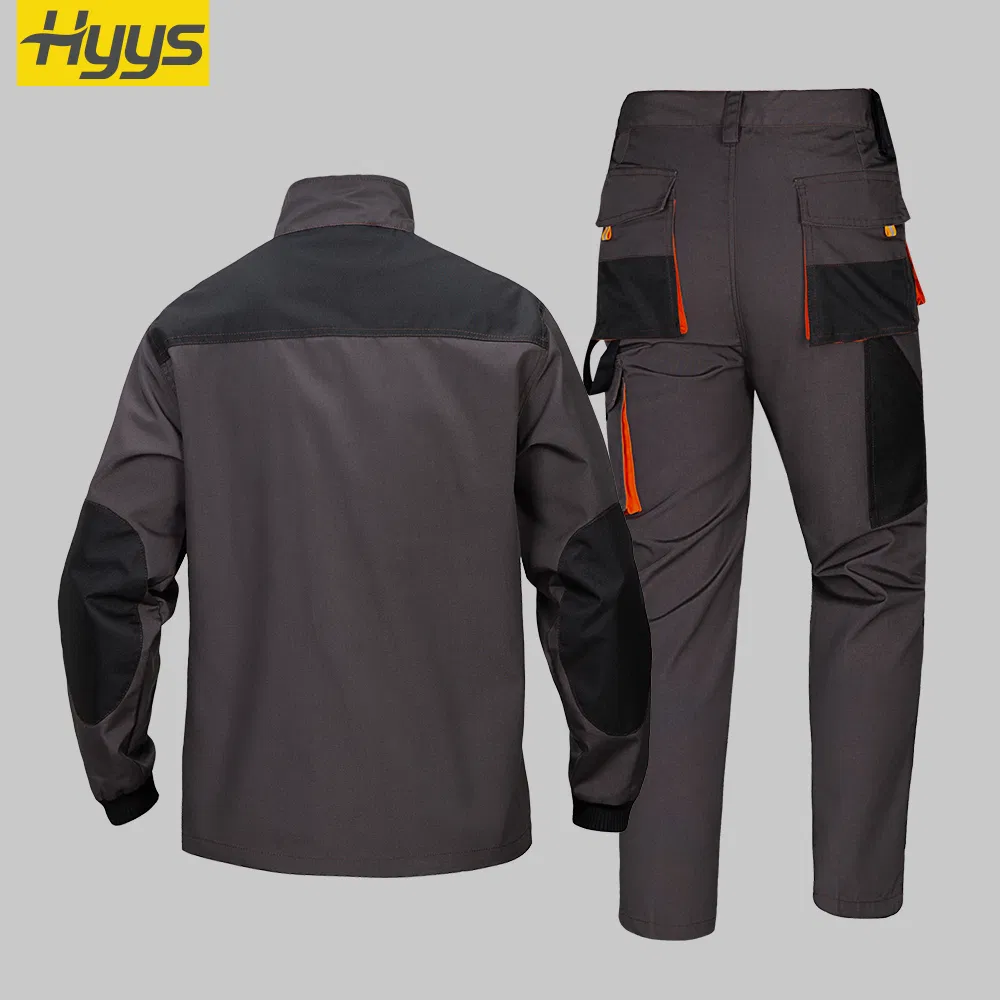 Construction Oxford Fabric Multi Pockets Work Clothes Jacket Pants Safety Workwear