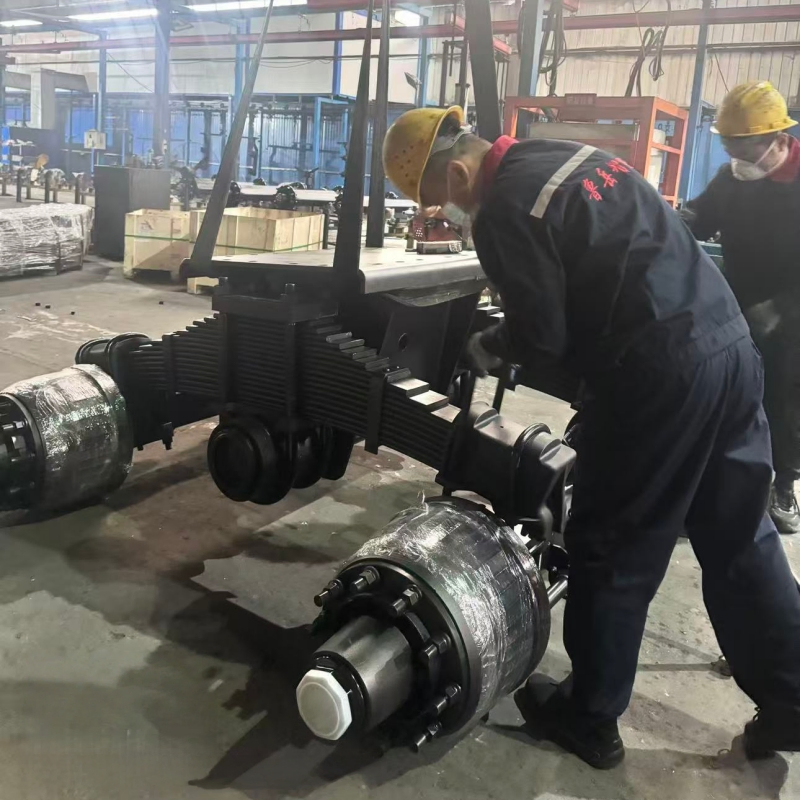 24t 28t 32t Twin Axle Bogie Suspension for Trailer OEM Factory