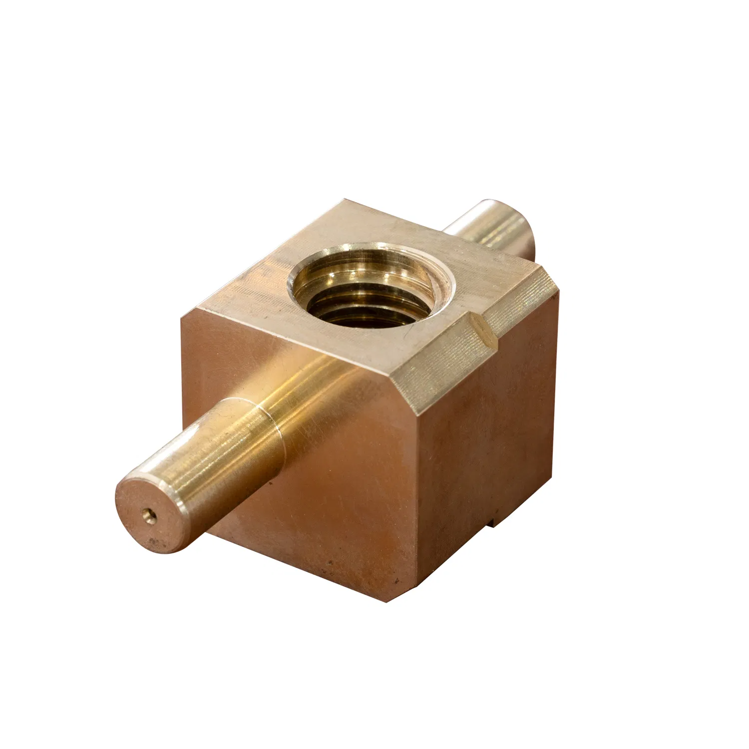 CNC Machined Copper Metal Part for Electrical System Integration