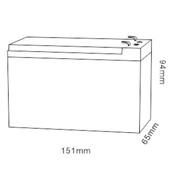 Mhb Ms7-12 Maintenance Free Rechargeable Lead Acid Battery 12V 7ah for Fire and Security Systems