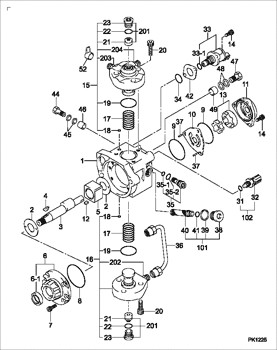 auto parts 294200-0370 Used on Fuel System of RAV4 HP3 Injection Pump