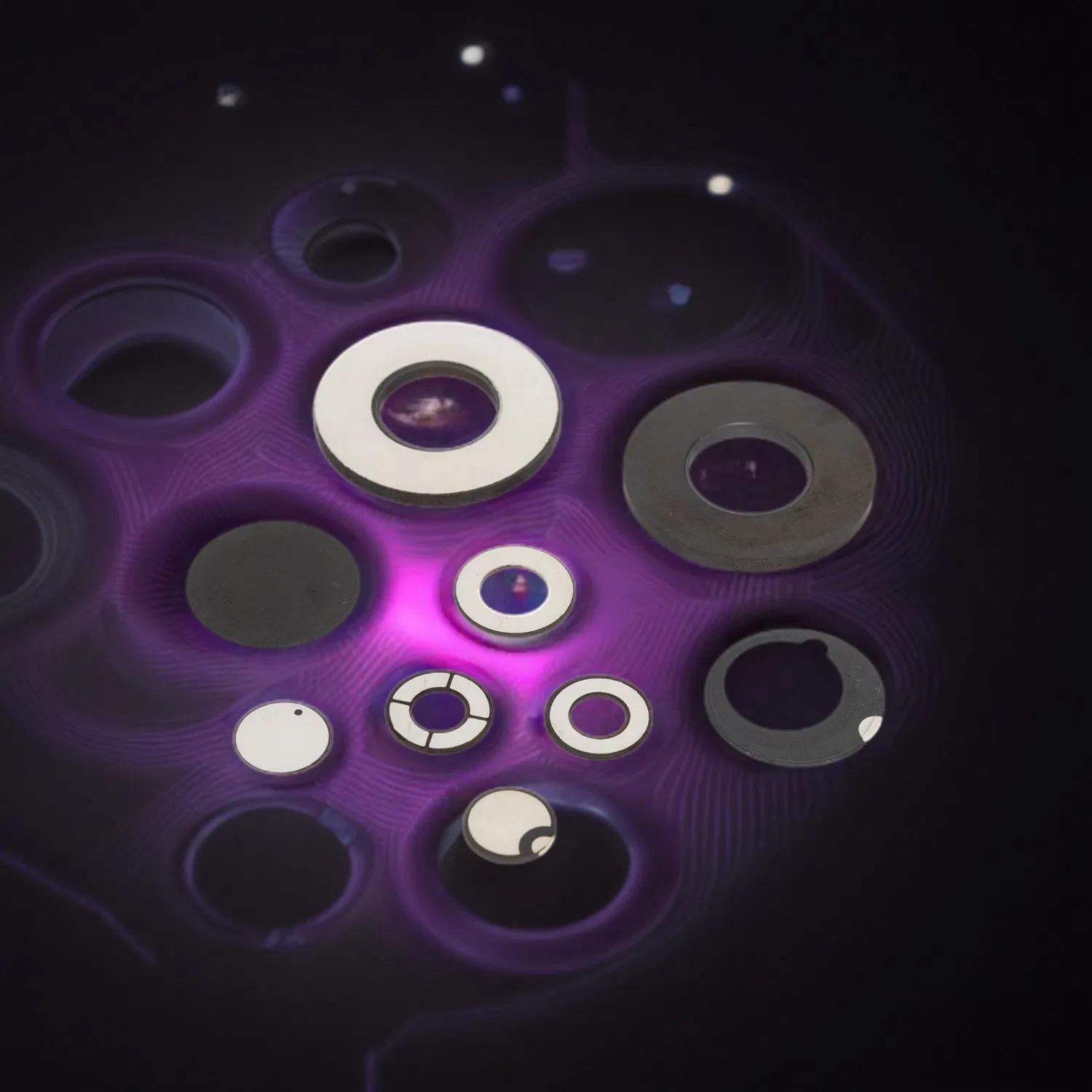 Piezoelectric Ceramic Sensor Piezo Ceramic Ultrasonic Transducer Piezoelectric Ceramic Disc Components Hnya20-0.41-5