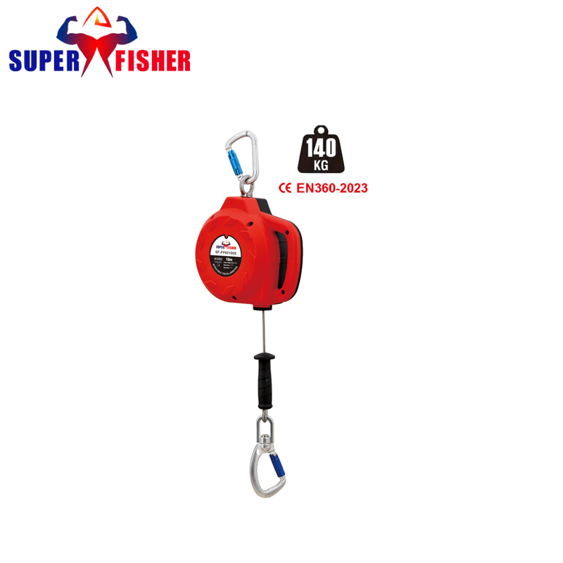 Manufacturer Price 6m 3.5kg Webbing Type Safety Lifeline Retractable Fall Arrester En360-2023 Standard