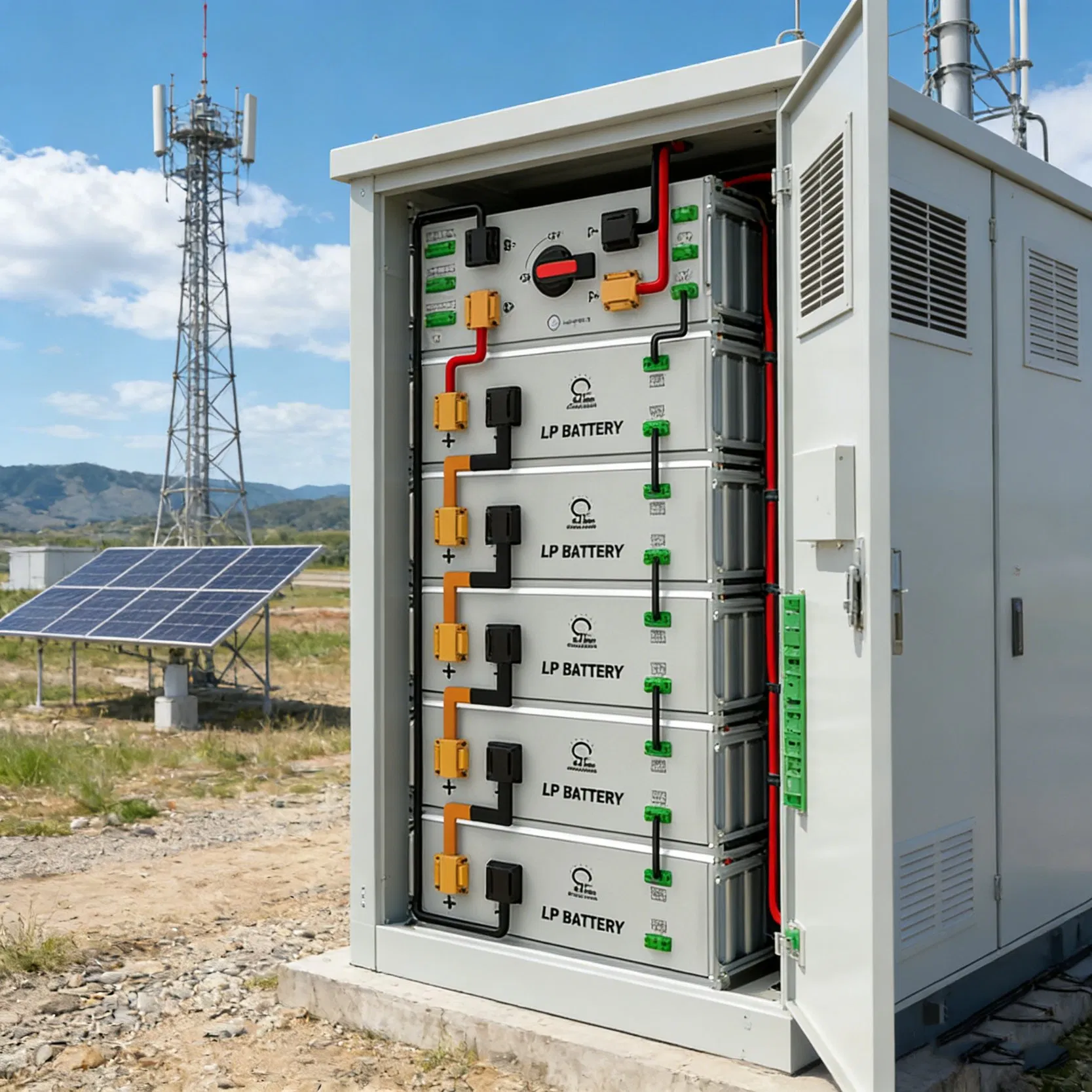 China LFP Br Solar Br-LFP-51.2/100 Power Car LiFePO4 Battery with Factory Price