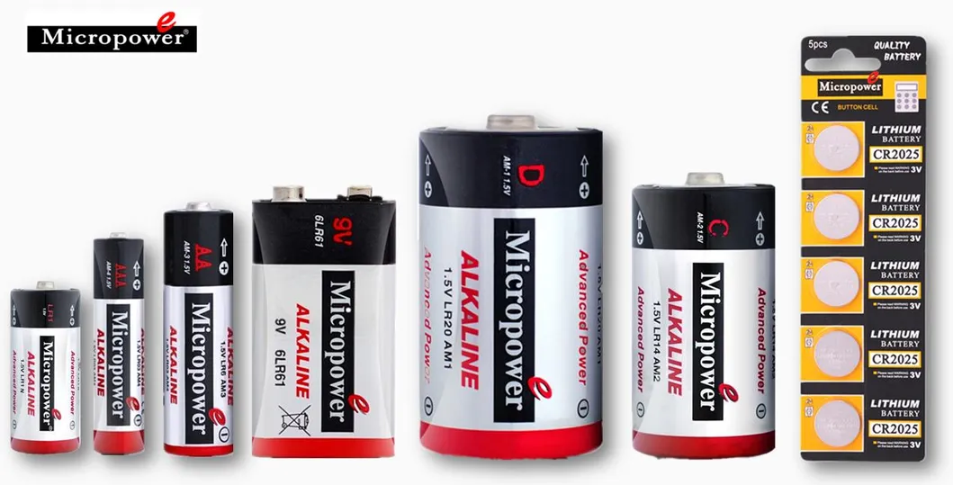 1.5V Lr6 AA Size Battery Specification