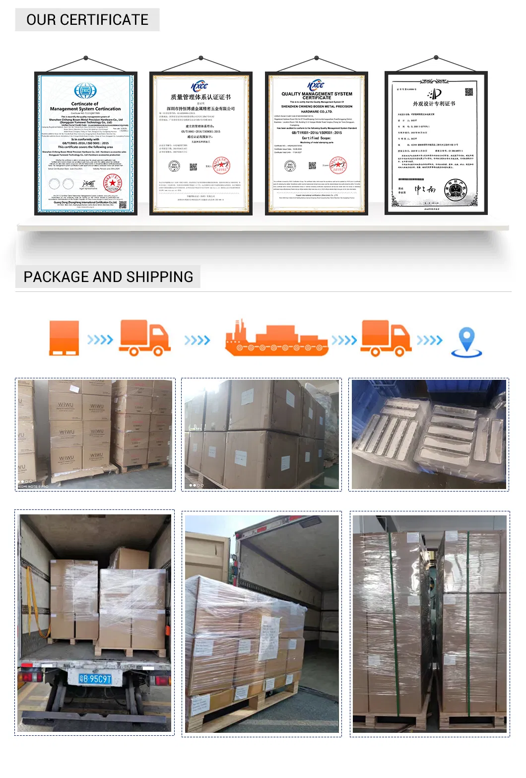 Certifications Display