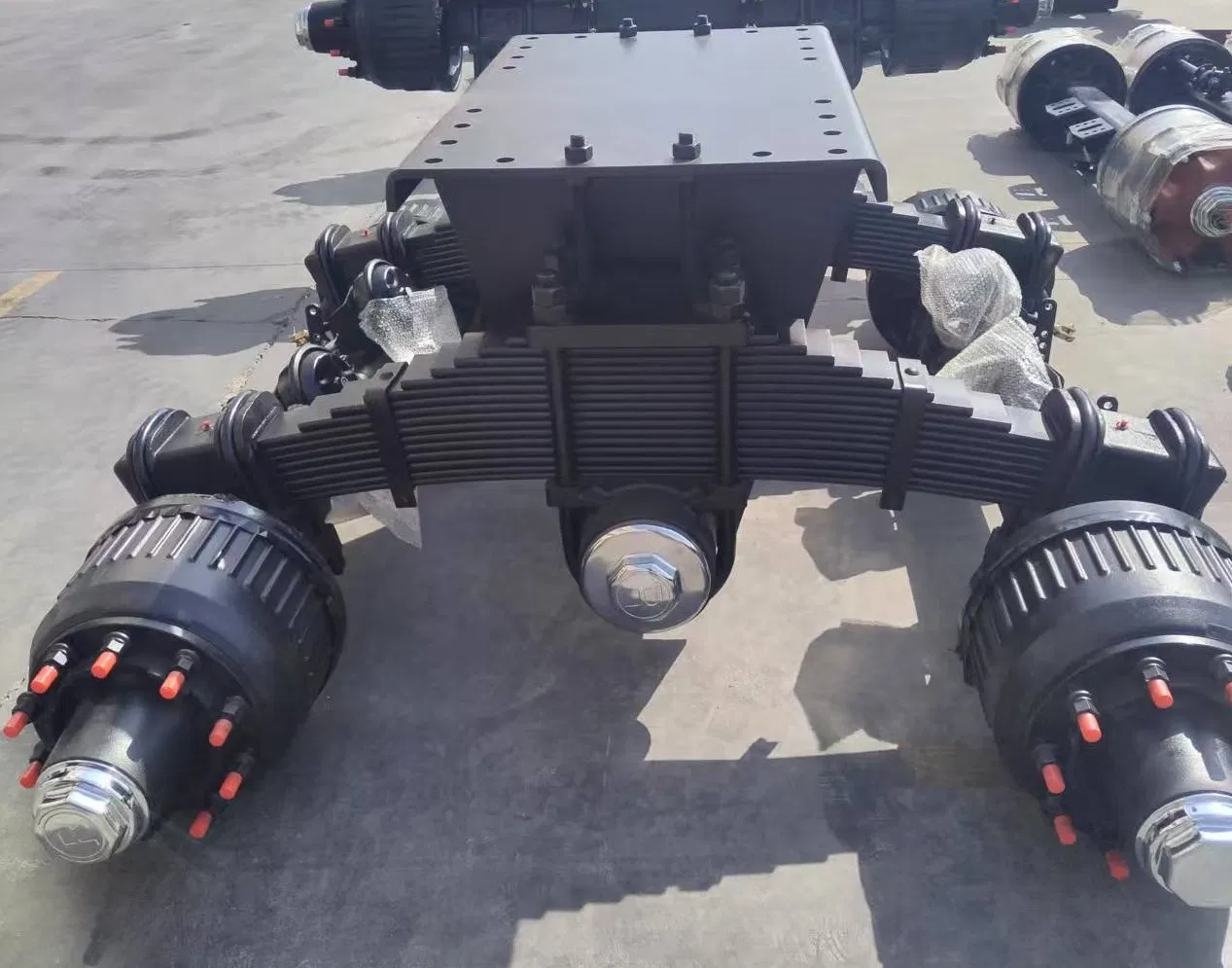 32t Good Quality Semi-Trailer Axle Bogie Suspension Germany Type Bogie Suspension