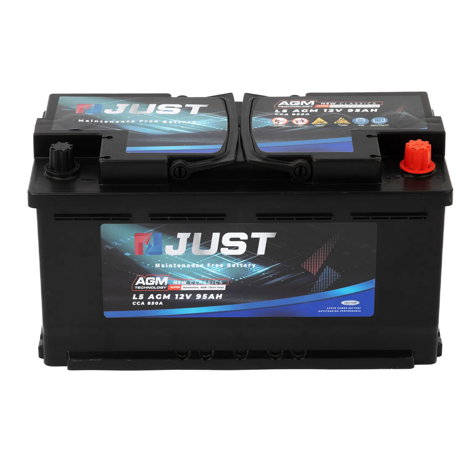 Durable AGM Start-Stop Battery with Rapid Recharge Technology