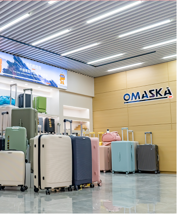 OMASKA luggage wholesale manufacturer brand store retail solutions