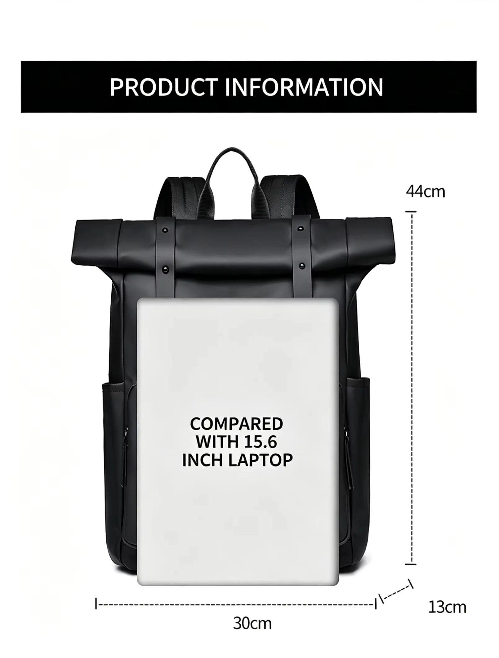 New Durable Unisex Travel Roll Top Backpack Waterproof Nylon Foldable Large Capacity Lightweight Outdoor Laptop Backpack