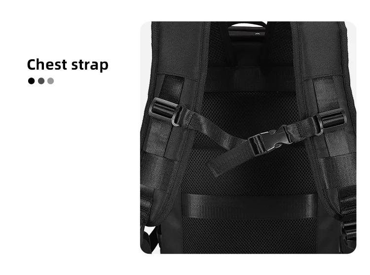 Black Computer Backpack 24076D