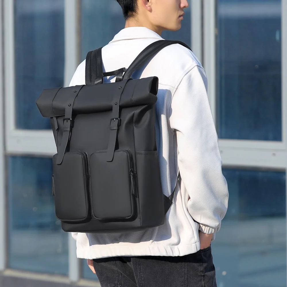 Waterproof Roll Top Travel Backpack China Suppliers Factory Wholesale