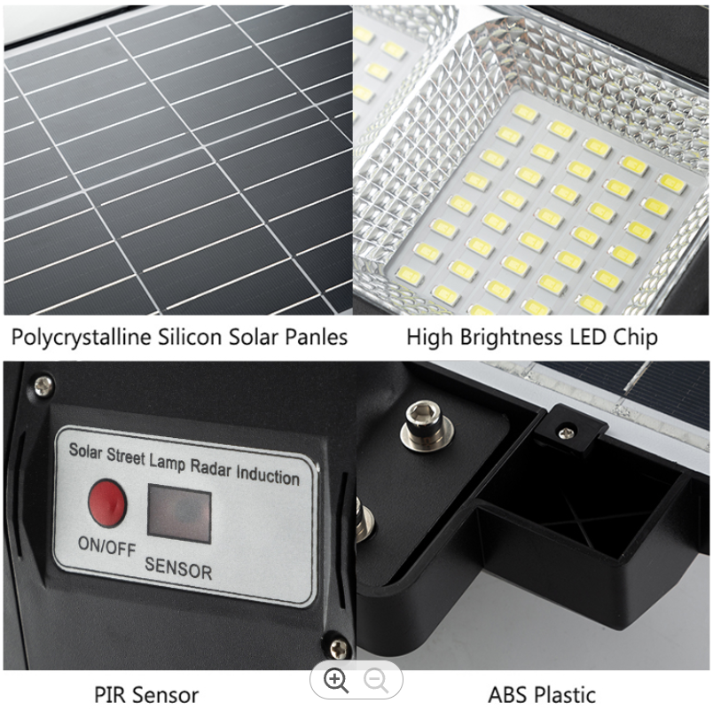 High Power Integrated Outdoor Waterproof Streetlight 600W 900W 1200W 1600W All in One Solar Led Street Light
