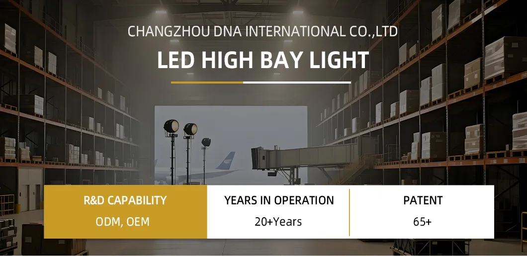 Durable LED High Bay Light Fixture for Industrial Applications