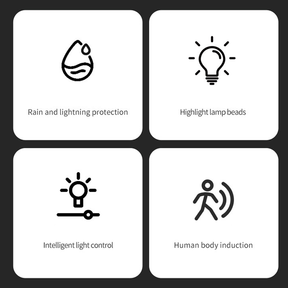 Automatic 74 LED Wireless Solar Wall Light Outdoor Garden Landscape Lamp For Patio, Backyard And Pathway With 6000K Daylight.