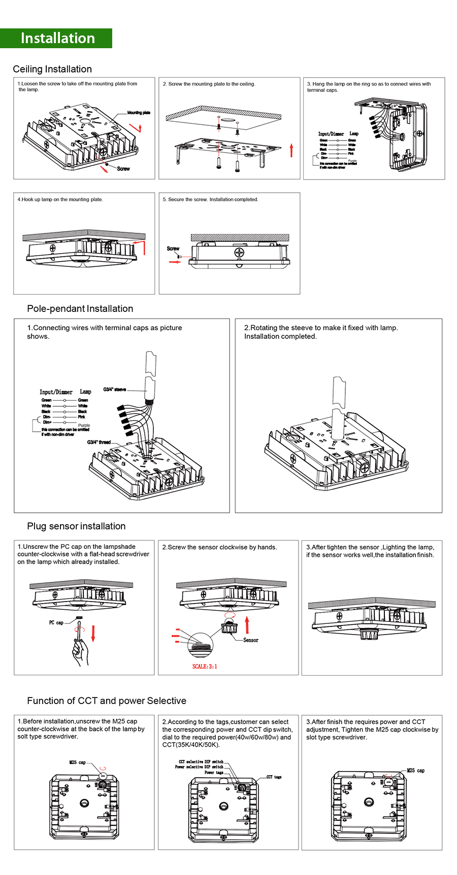 Installation Instructions 1