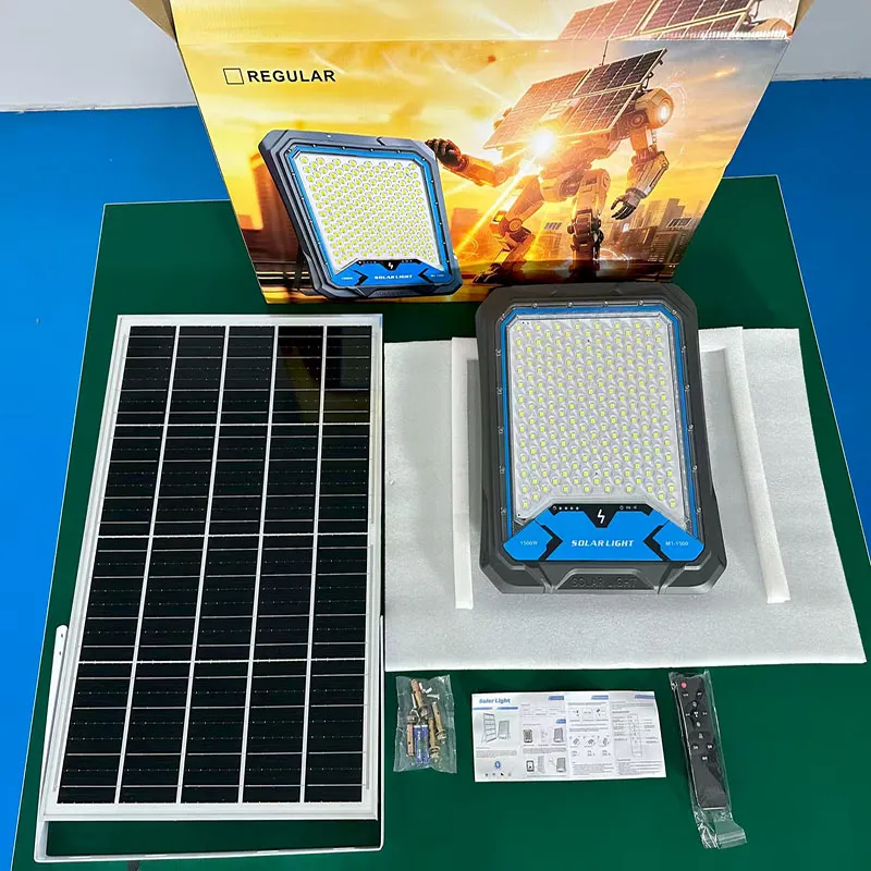 Solar Floodlight 200W-2000W All-in-One LED Solar Projector Light IP65 Waterproof Outdoor Lighting
