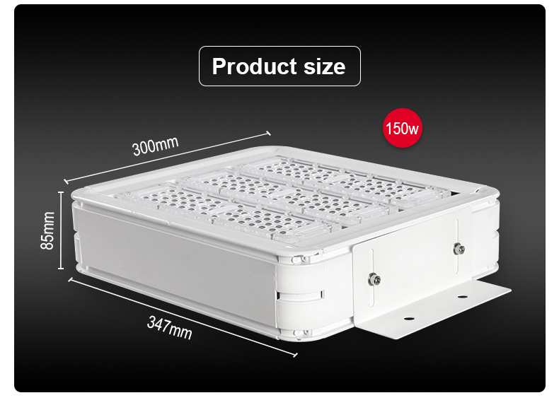 150W Recessed Type LED Canopy Light Details 2