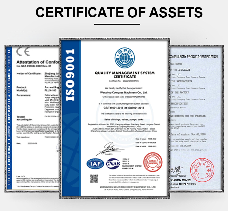 Product Certificates