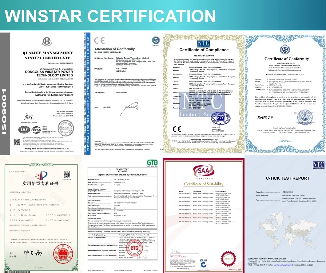 Product Certifications