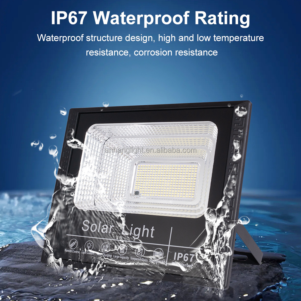 High Outdoor Quality Solar Flood Lamp Ip67 Waterproof Floodlight Solar 65W 100W 200W 4000W 800W Led Solar Flood Light