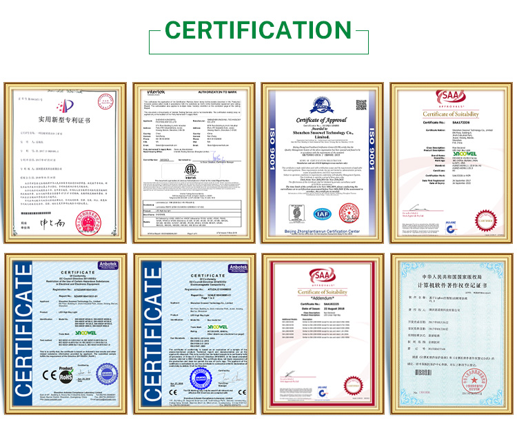 Certifications Display