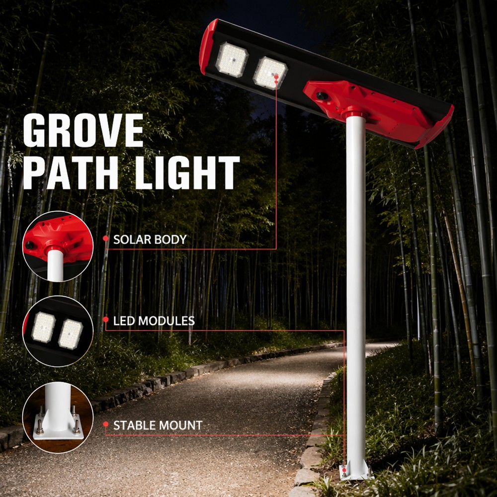 Storm Proof IP66 All In One Solar Street Light 200W Integrated Aluminum Road With Motion Sensor For Coastal &amp; High Rain Areas