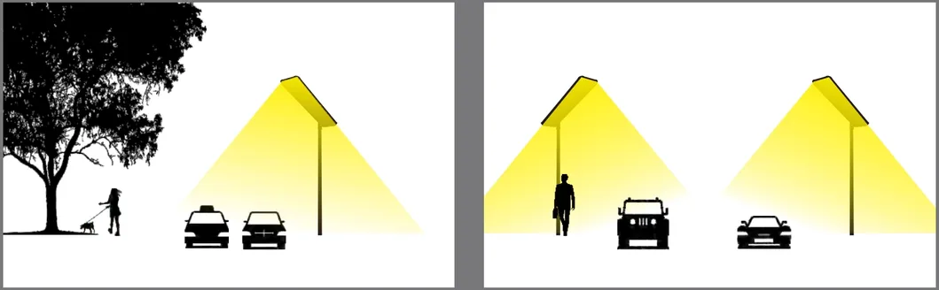 Night lighting demonstration