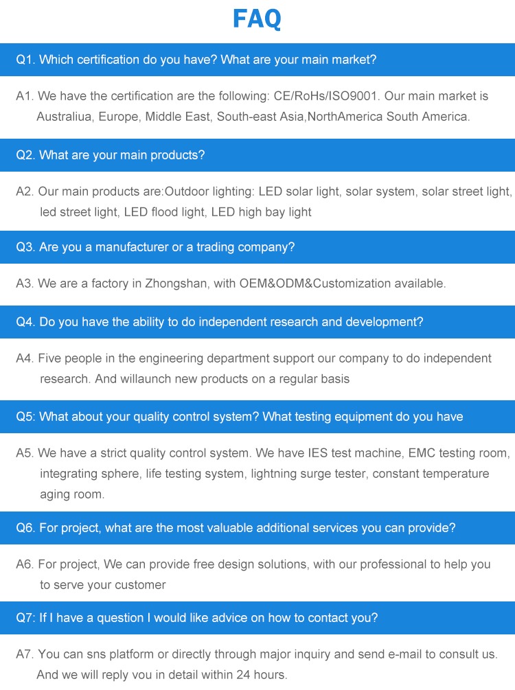 Outdoor Modern LED Solar Garden Lights Warm White IP65 Aluminum Street and Villa Park Lighting