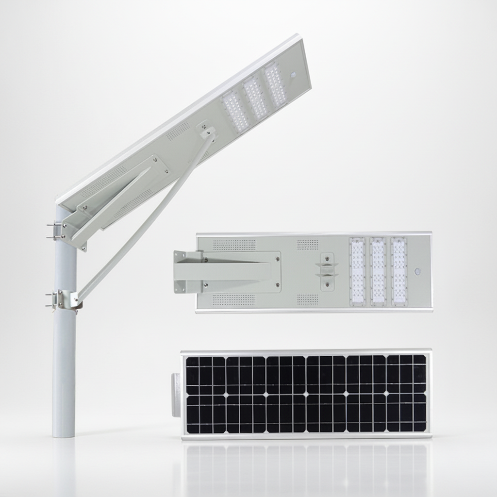 Outdoor Garden Home Use Aluminum IP65 100W 150W 200W 300W High Lumen Led Solar Street Light Factory Manufacturer
